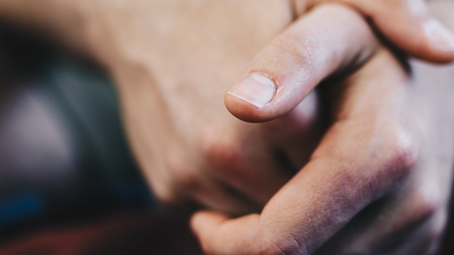 person s hands