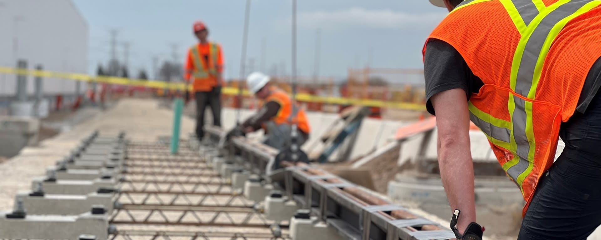 Track work for the future Hazel McCallion LRT is starting at the project’s maintenance facility.