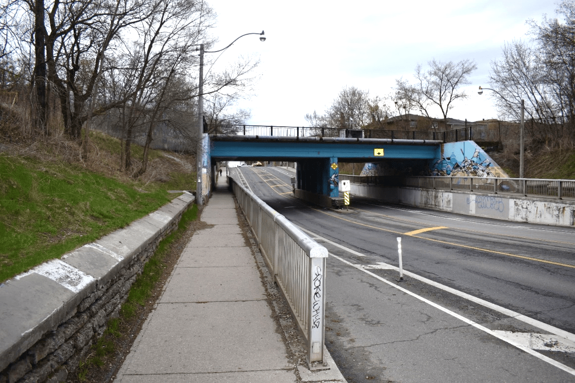 Woodbine bridge work