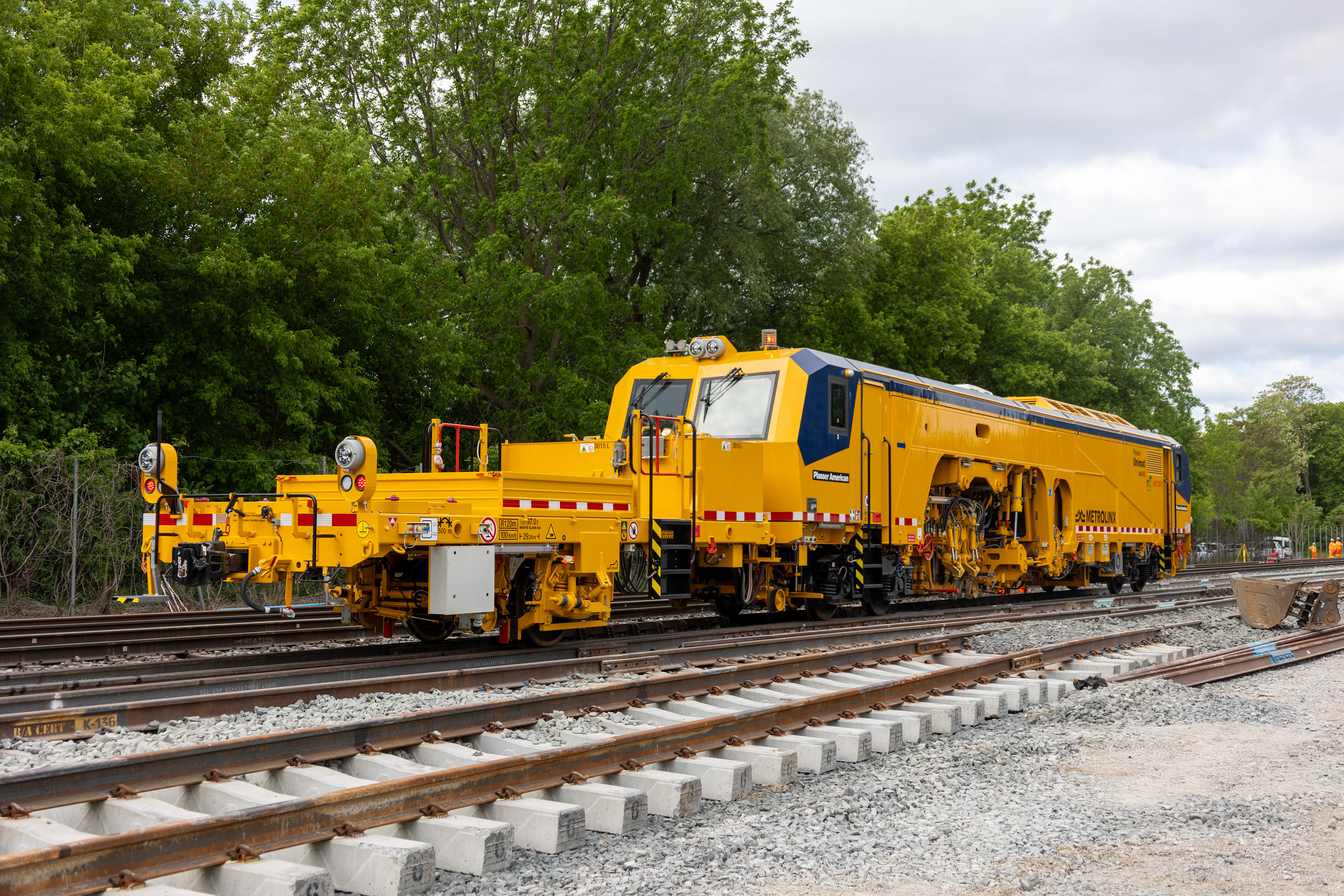 Yellow Work Train Image 2