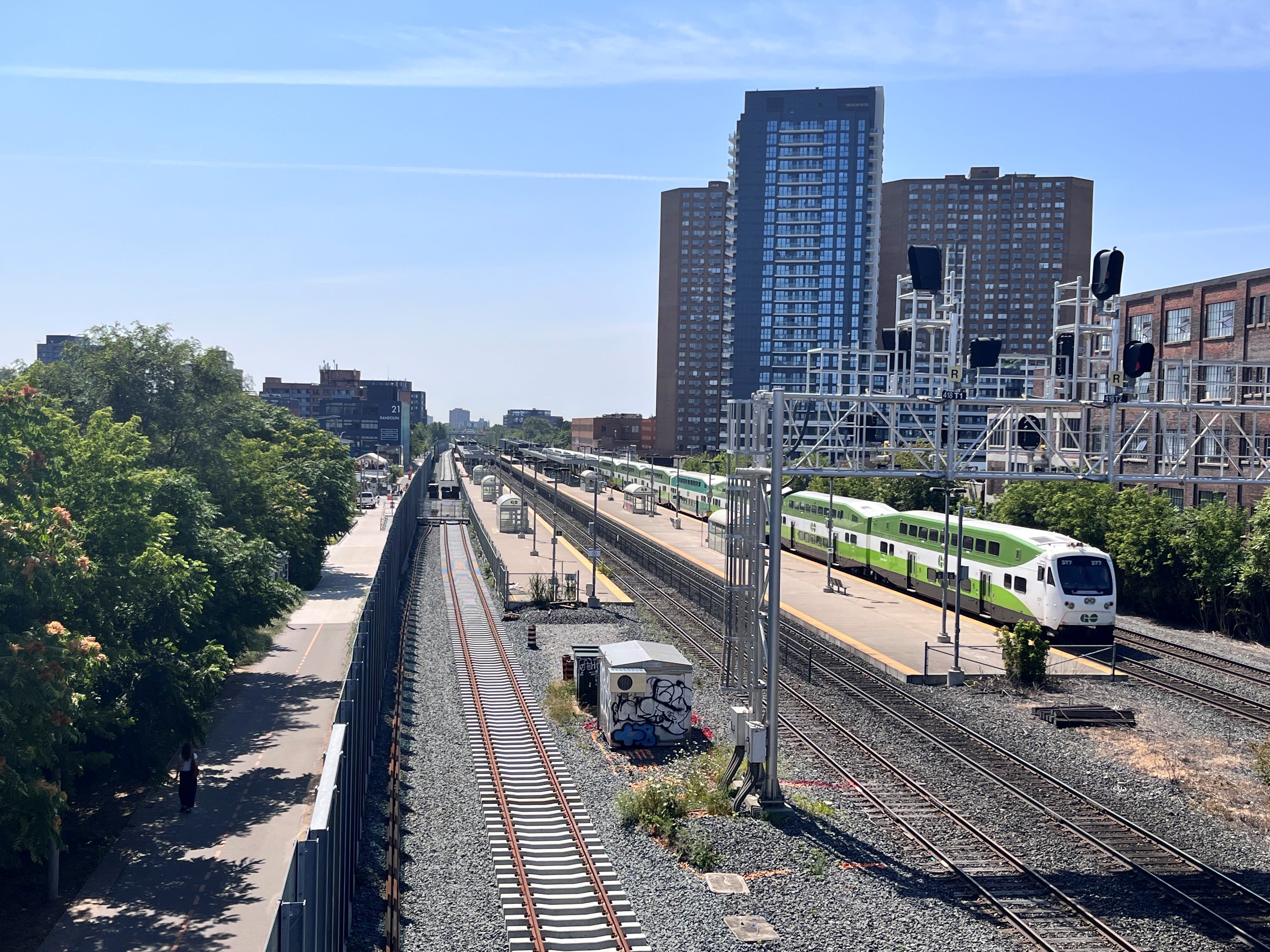 Photos of Bloor GO and UP completion