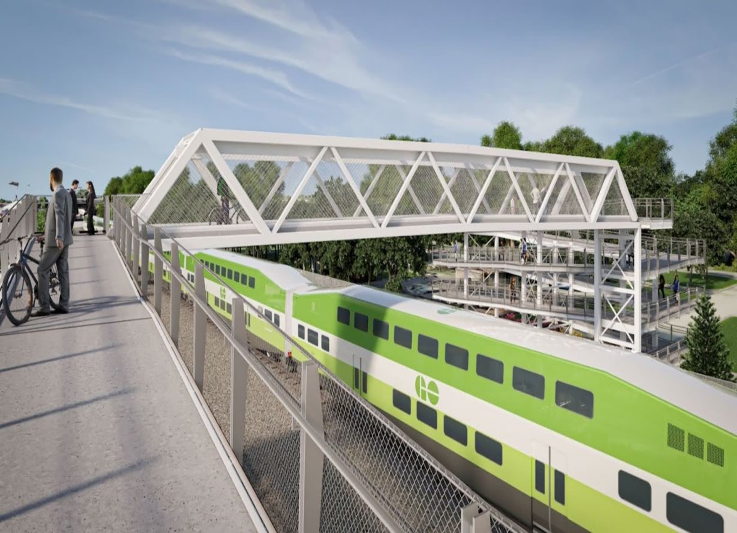 Drury Lane Pedestrian Bridge Rendering 1