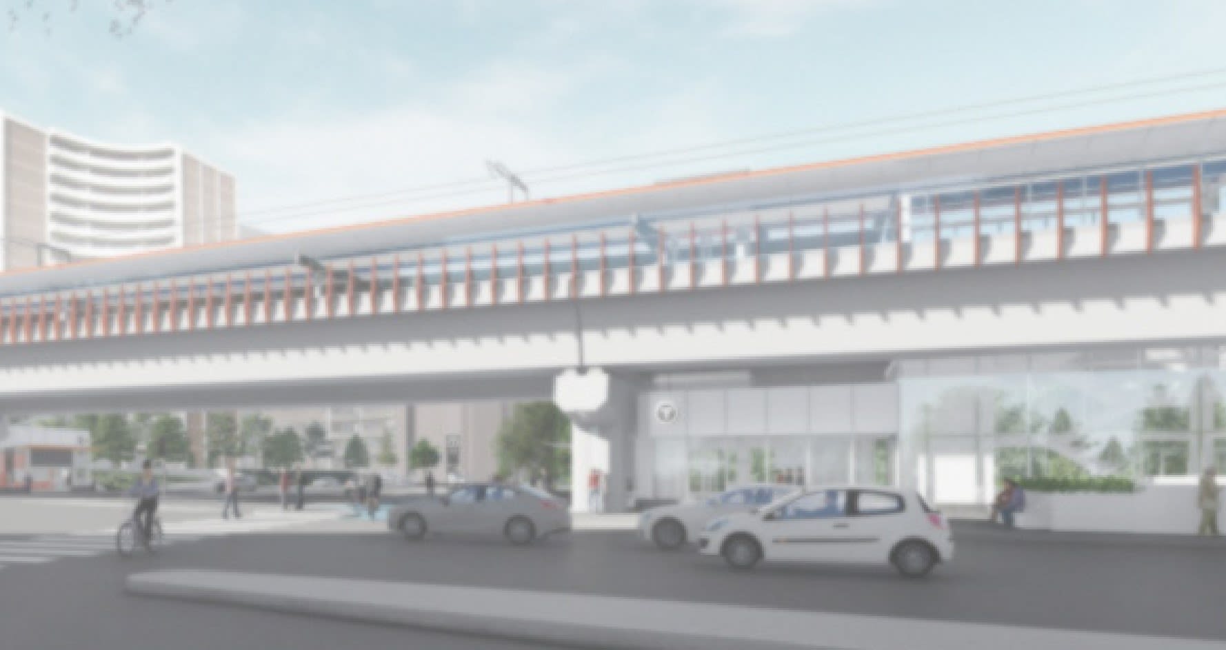 A rendering of early concept designs for Scarlett-Eglinton Station