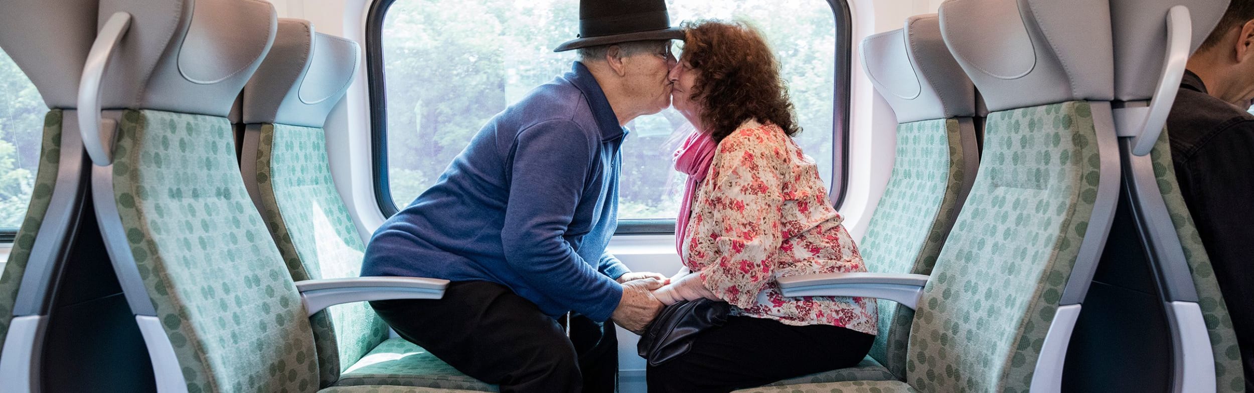 Seniors travelling on GO Transit