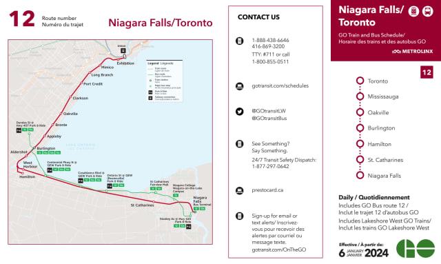 GO Transit - PDF Schedules