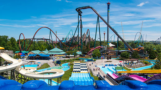 Waterslide park at Canada's Wonderland