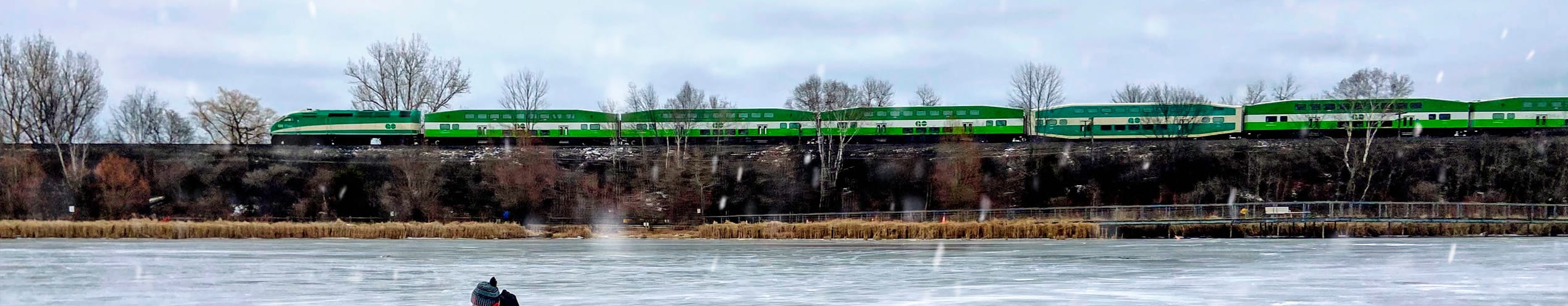 Discover GO Train Winter Banner