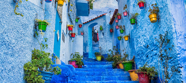 Chefchaouen, Morocco is the best off the grid travel destination in 2022 for Canadians to visit