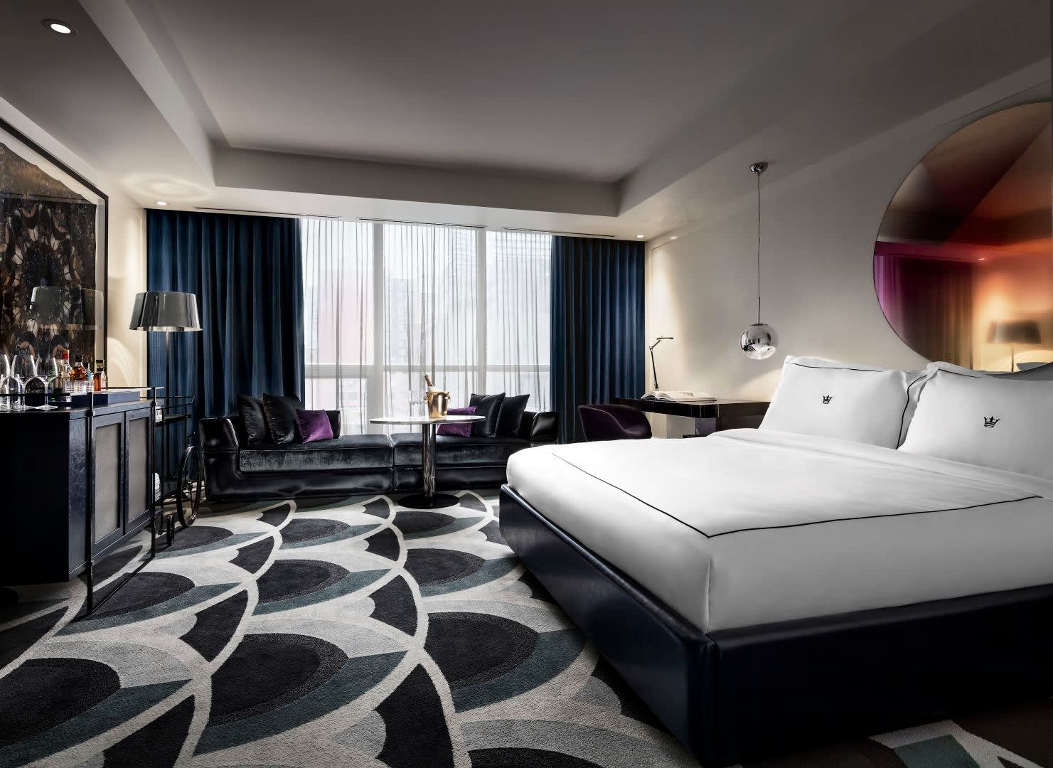 Hotel room at Bisha Hotel in Toronto