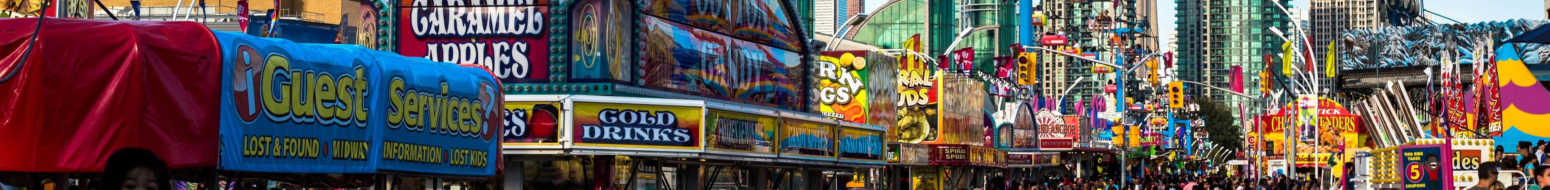CNE Midway rides