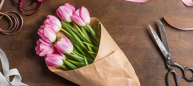A bouquet of pink tulips is a budget-friendly choice at most Toronto flower shops.
