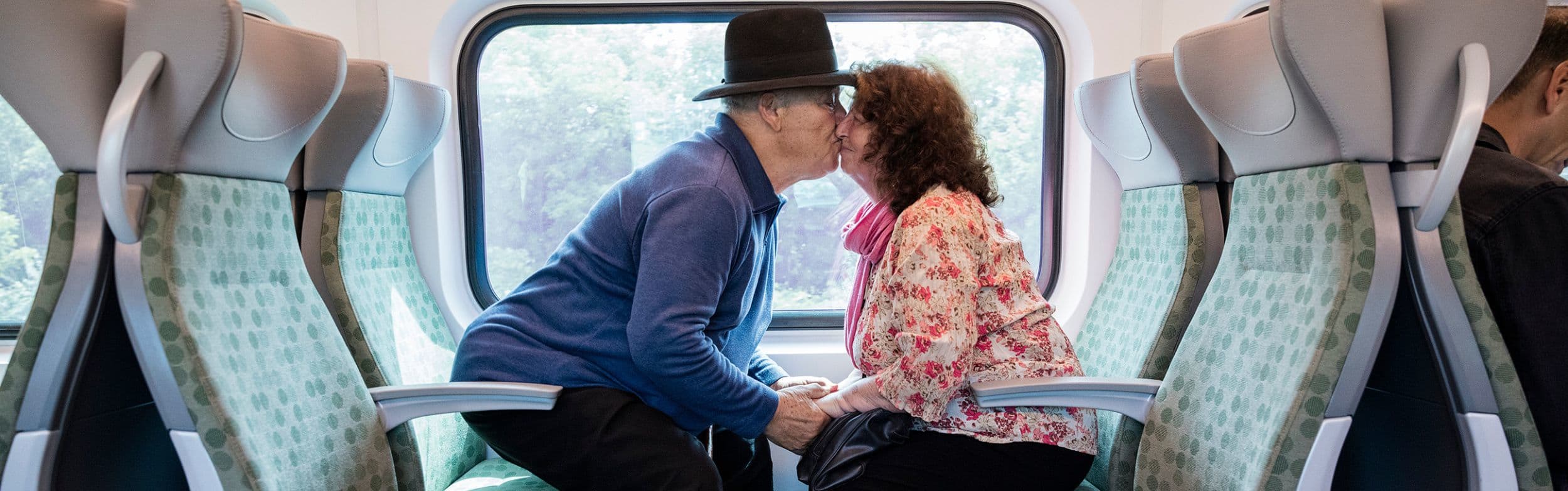 Seniors travelling on GO Transit