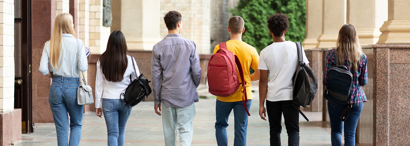 Youth going to college