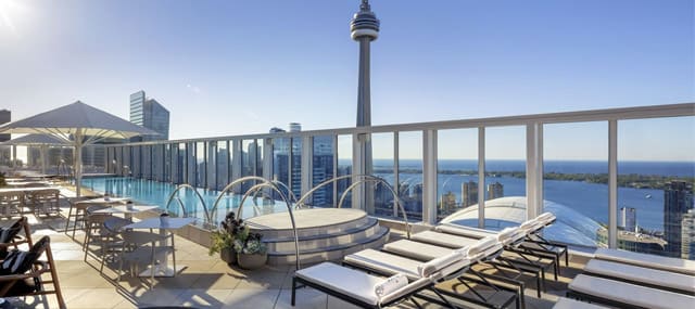 Downtown Toronto summer day pool party at Cabana Pool Bar