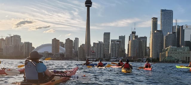 Rent a kayak on Lake Ontario in downtown Toronto from Harbourfront Canoe And Kayak Centre
