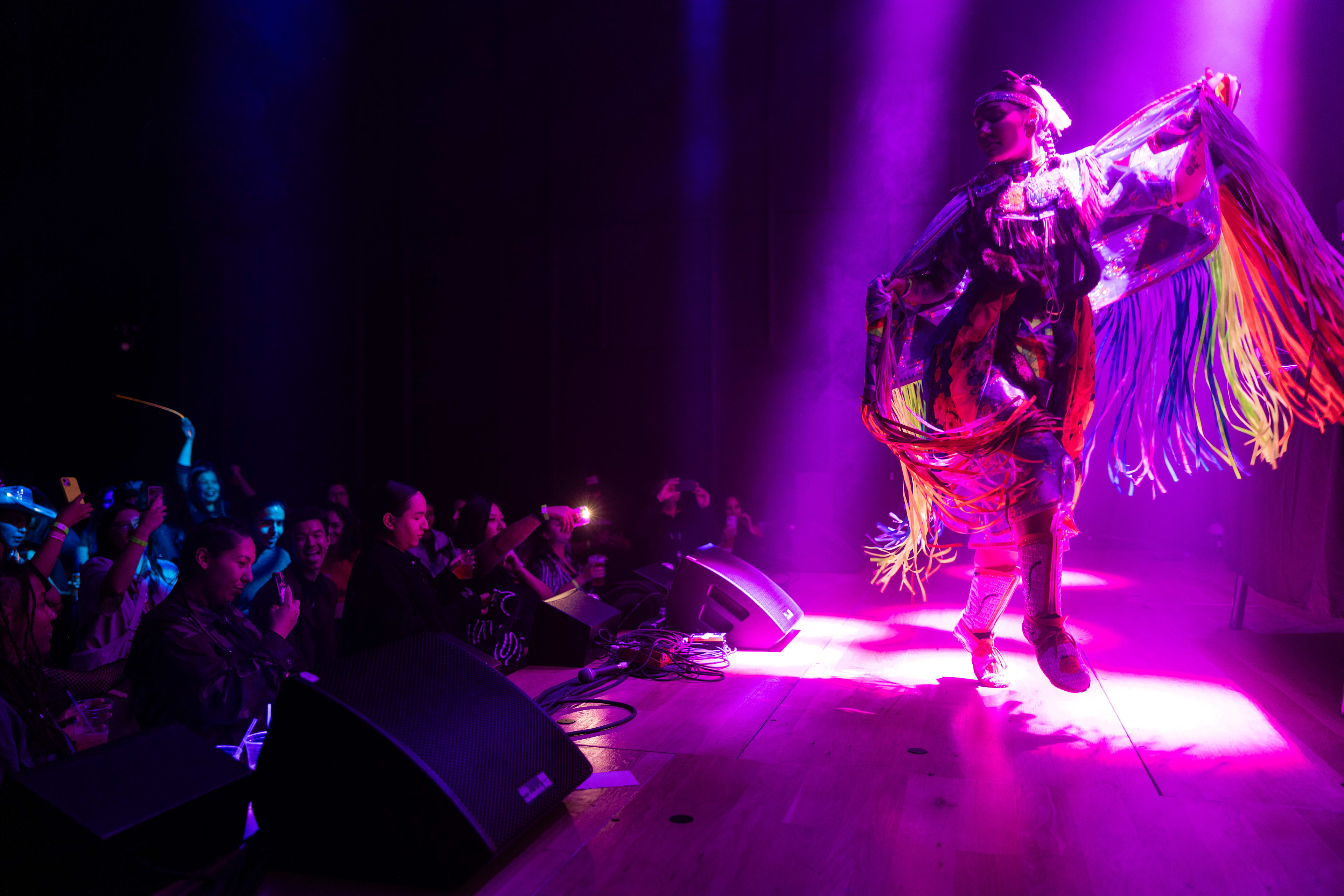 Performer on stage