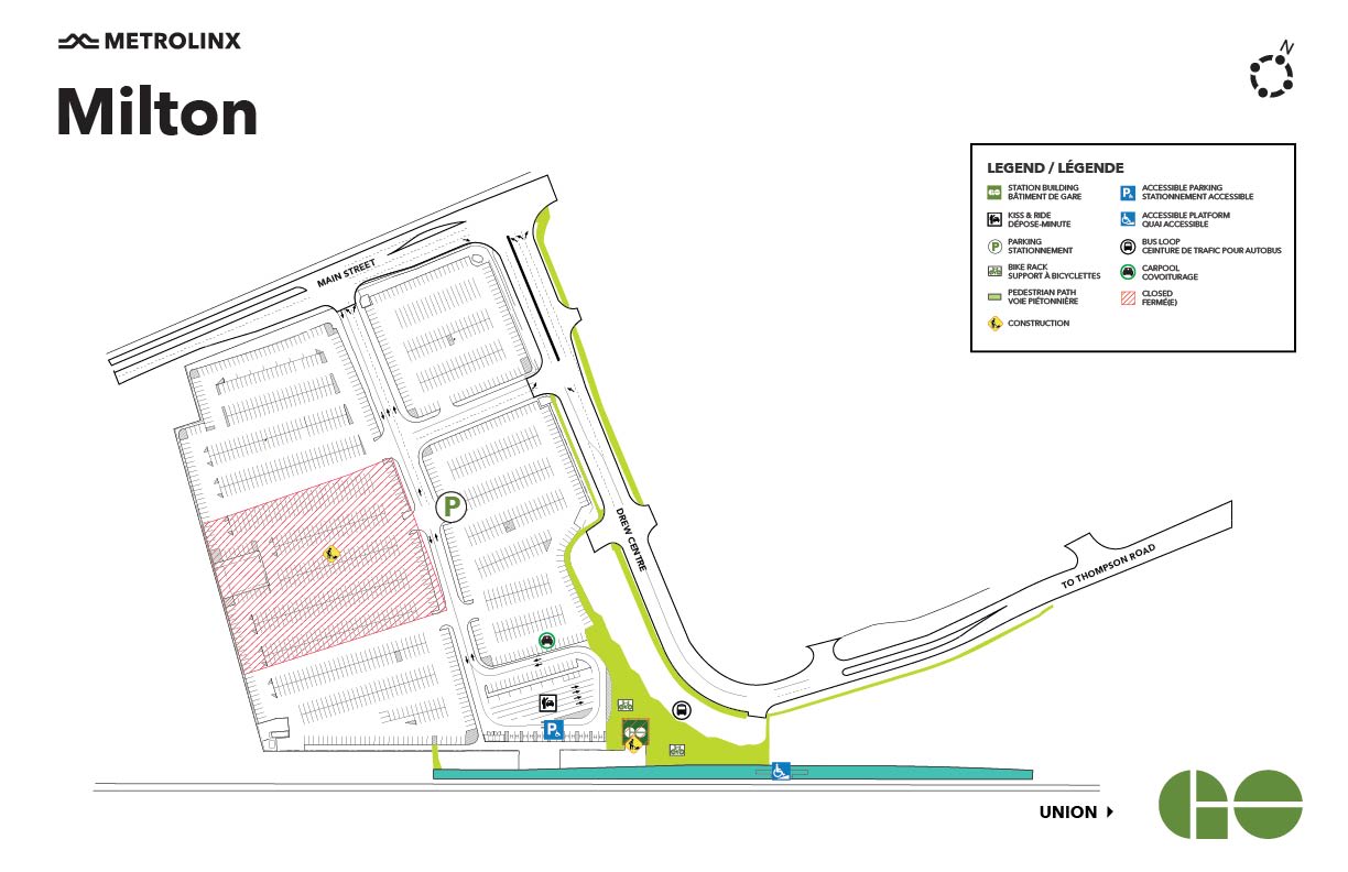 Milton GO Lot A-2 parking lot resurfacing