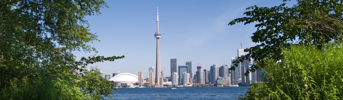 Image of Toronto Skyline from the islands