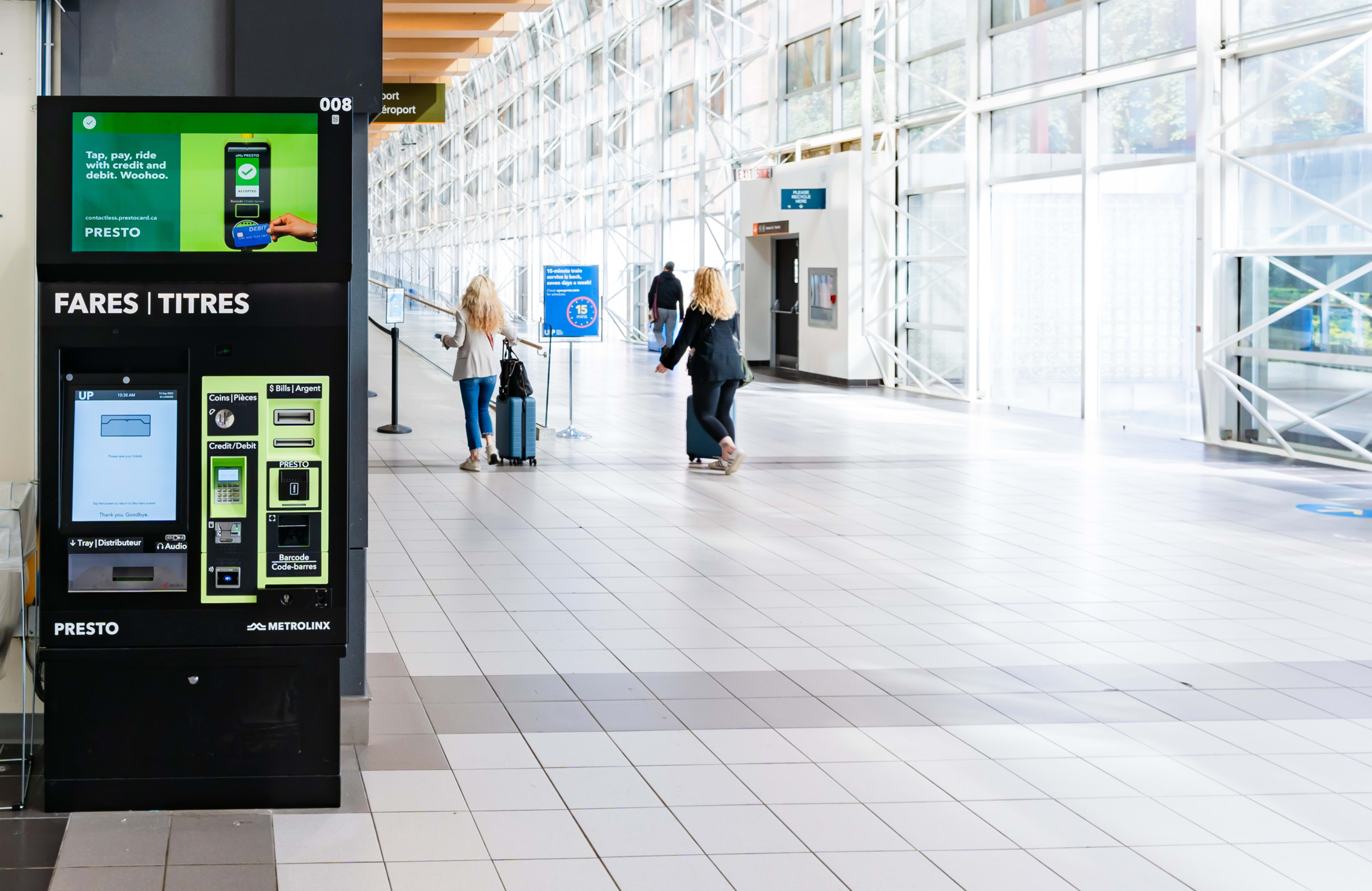 Ticket vending machine at UP Union Station