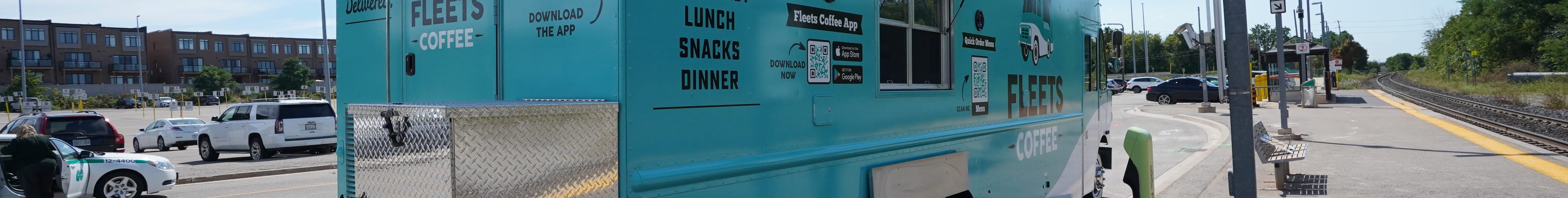 Fleets Coffee mobile food and beverage truck.