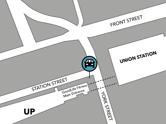 Map of Union station