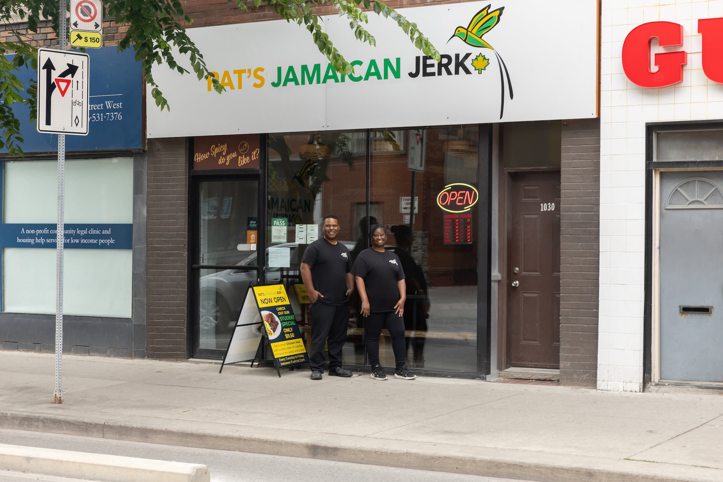 Pat's Jamaican Jerk in Toronto, ON.