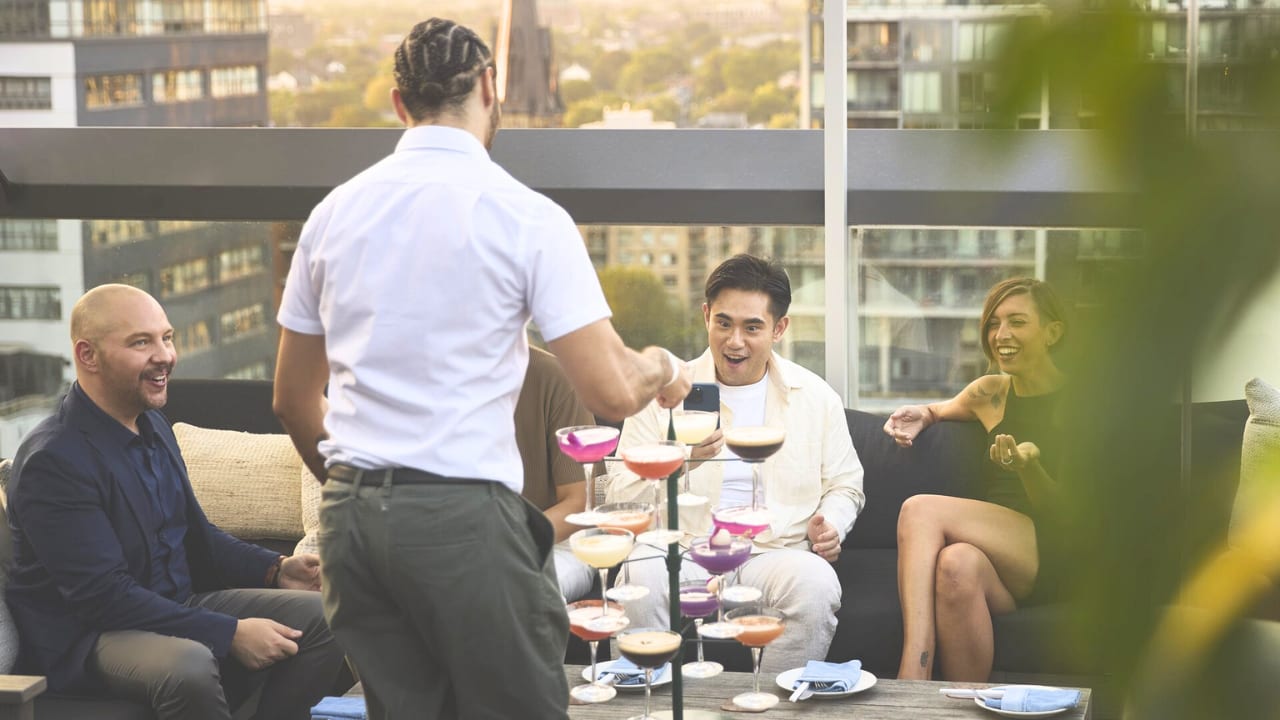 Image of rooftop bar harriet