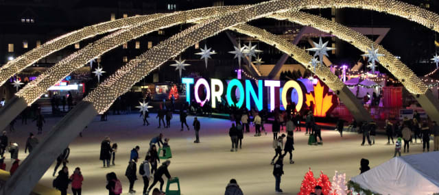 Cavalcade of Lights at Nathan Phillips Square