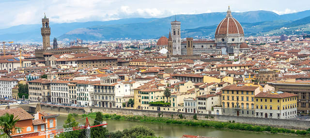 Florence, Italy is a top travel destination in Europe for Canadians to visit in 2022