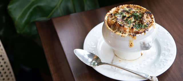 French restaurant Maison Selby’s French onion soup is the best bowl of French onion soup in Toronto