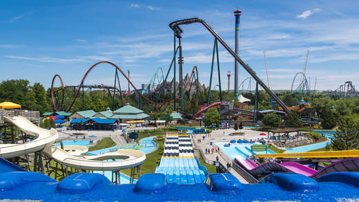 Waterslide park at Canada's Wonderland