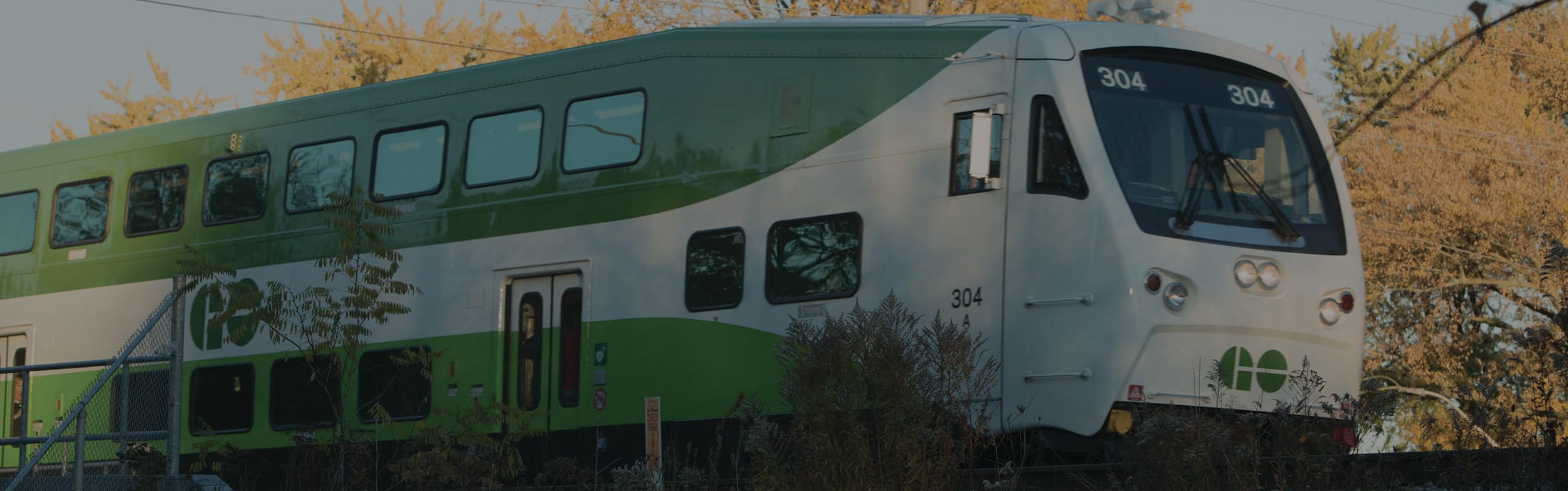 GO Train in the fall.