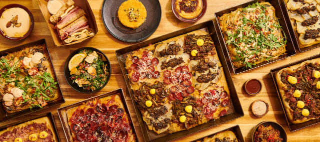 Toronto take-out options for holiday gatherings include Levant Pizza