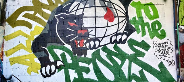 Toronto street artist Phade’s Black Lives Matter themed murals can be found in Graffiti Alley
