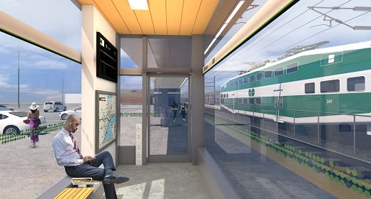 Milliken GO station rendering