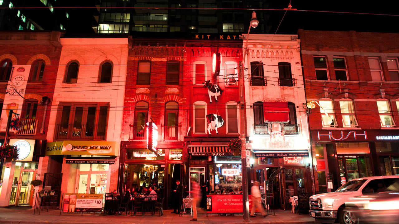 Images of shopping neighbourhood in toronto