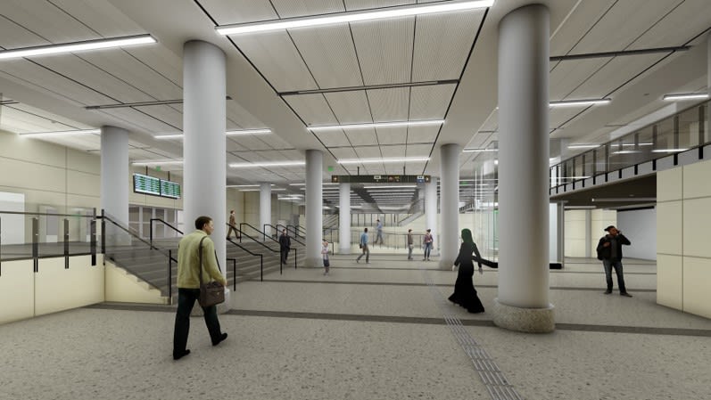 Union Station rendering of improved amenities