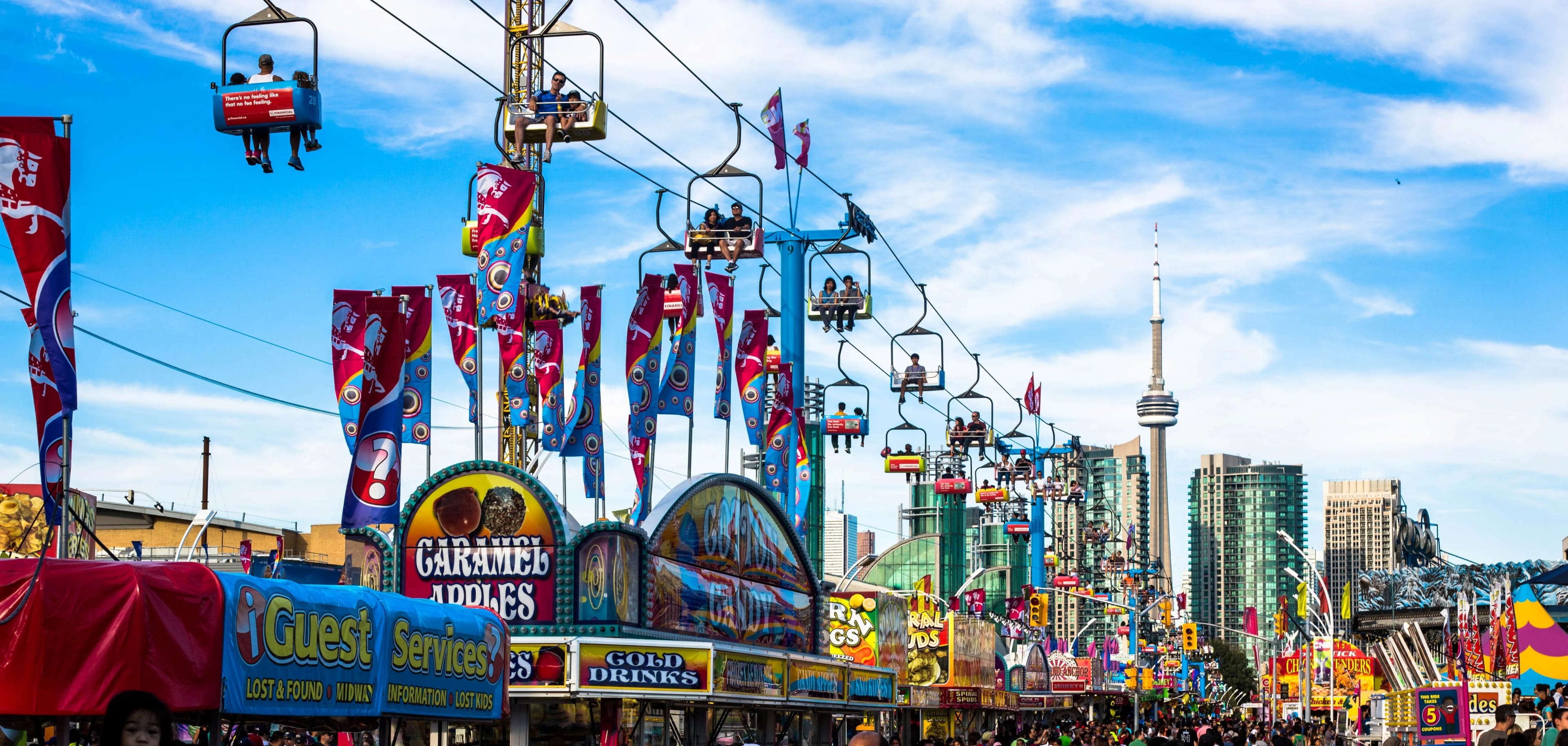 CNE Midway rides