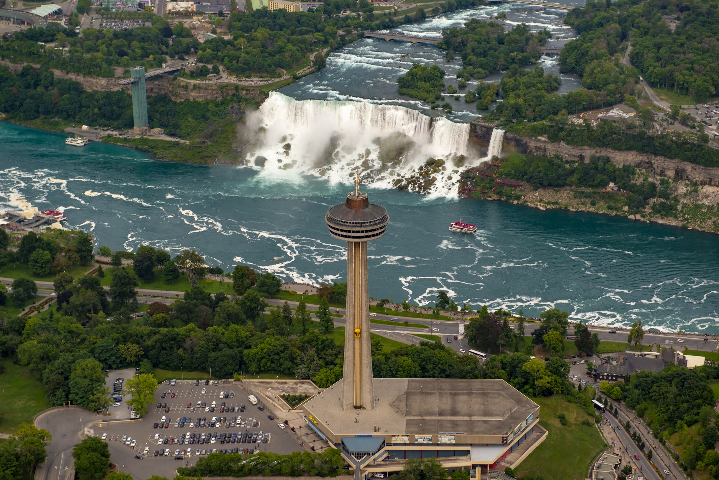 The Skylon Tower is an observation tower in Niagara Falls, Ontario