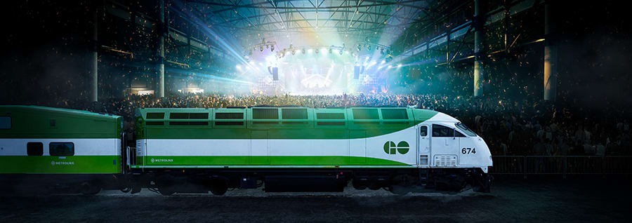 GO Train at Concert