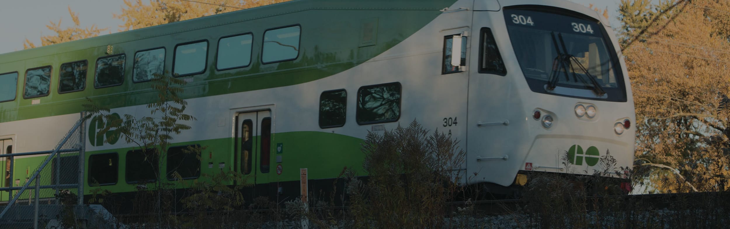 GO Train in the fall.