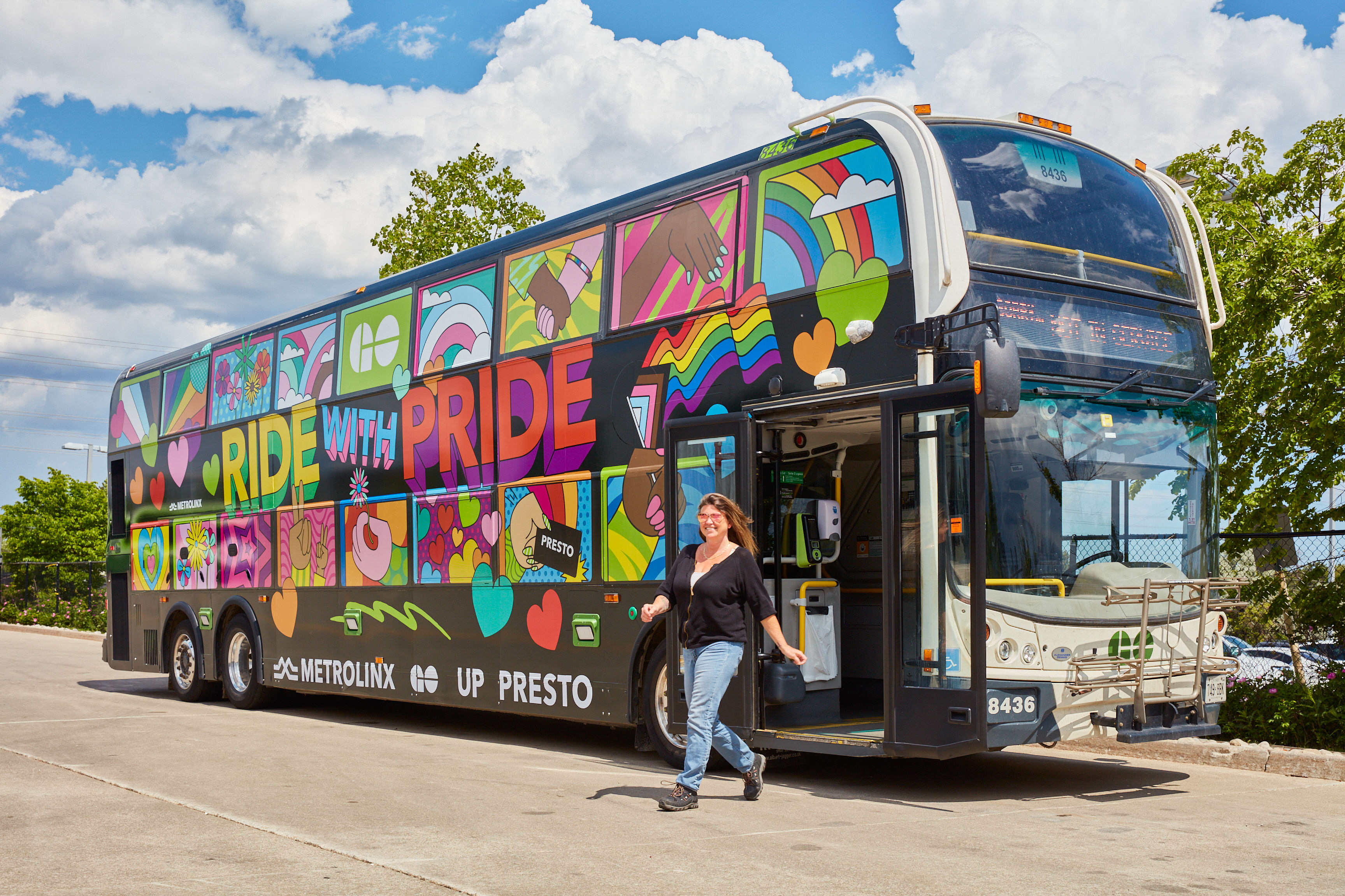 Pride 2022 GO Bus Wrap - Ride With Pride