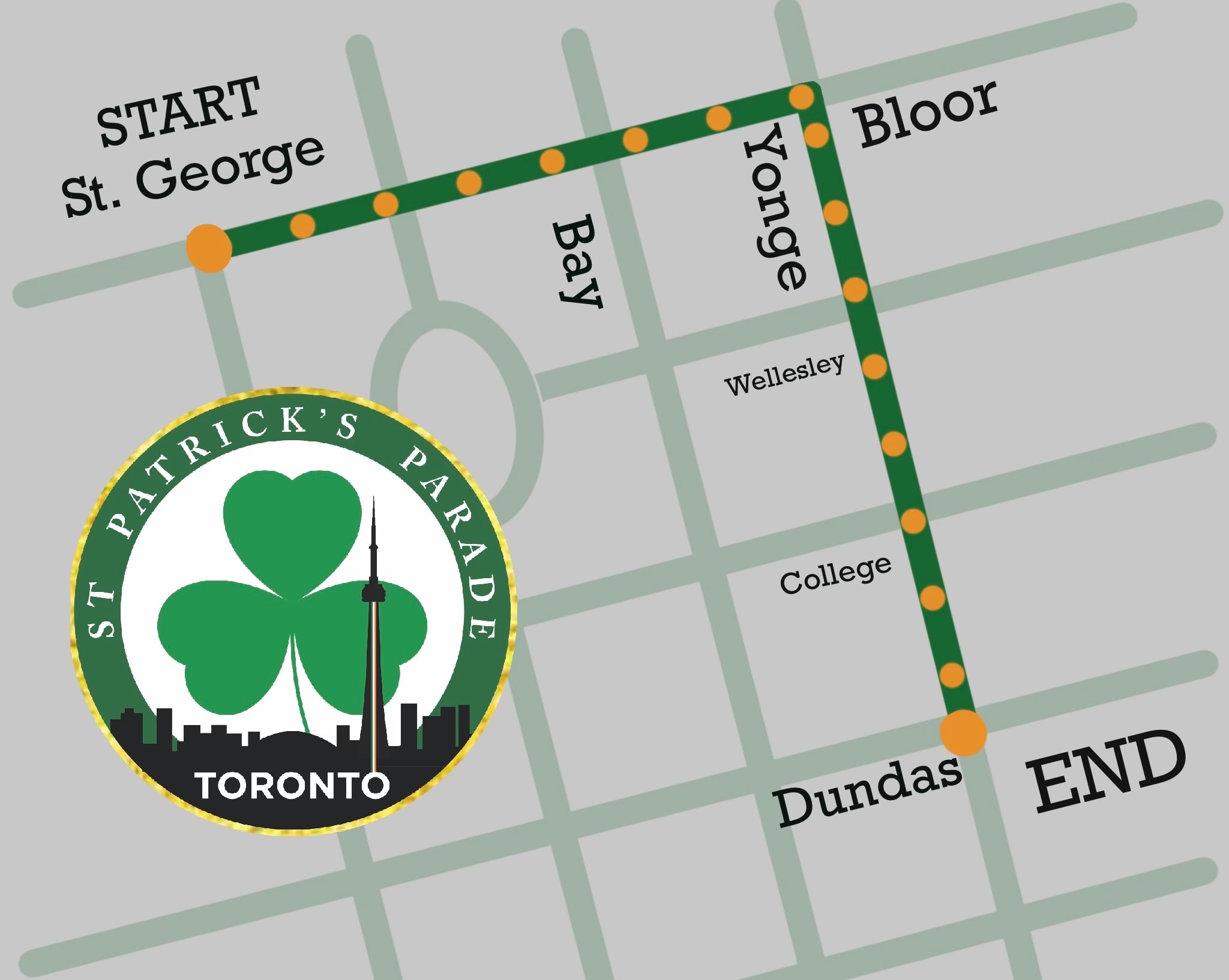 St. Patrick’s Parade Map