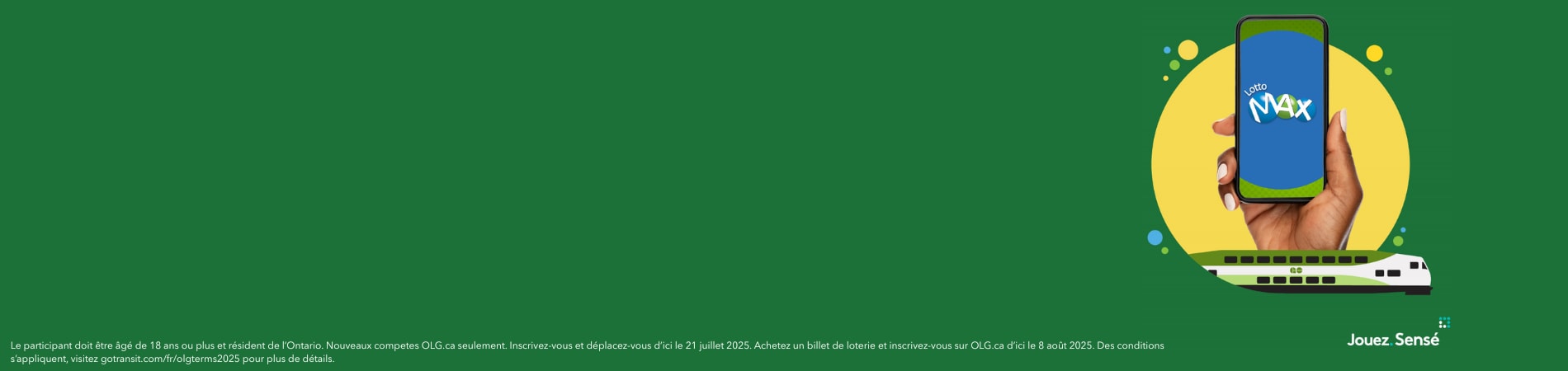 Roulez avec GO Transit, Jouez à fond!