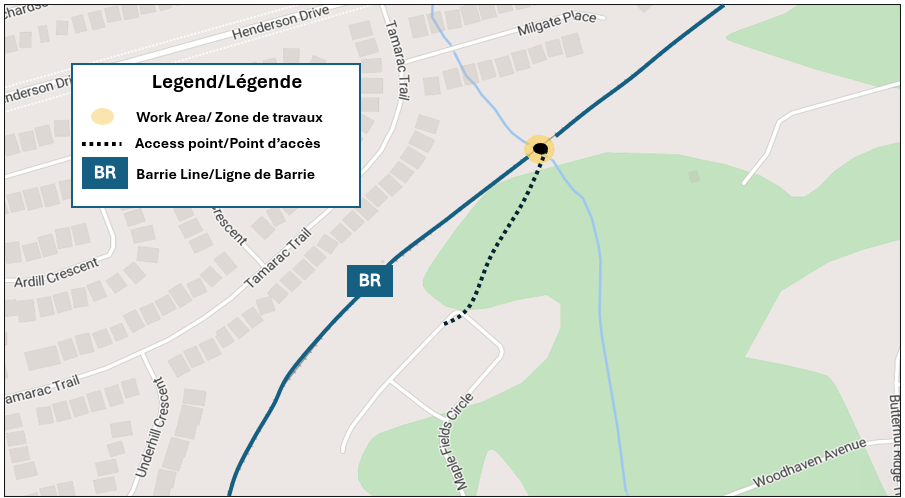 Us Map Line Work Culvert Replacement Work in Aurora
